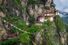 Das Kloster Tigers Nest in Paro, Bhutan