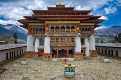 Kloster in Phobjika, Bhutan