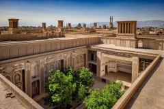 Über den Dächern von Yazd, Iran