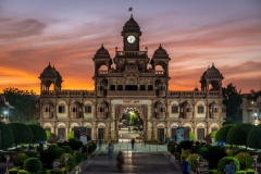 Gebäude in Gujarat, Indien