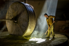 Worker in a Henna Mill in Yazd