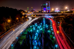 Light Trails in Teheran