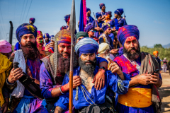 A-group-of-Sikh-warrios-parading