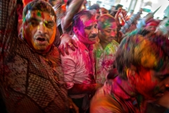 Celebrating holi - Jaipur