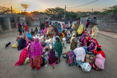 Fishmarket in a village in Gujarat