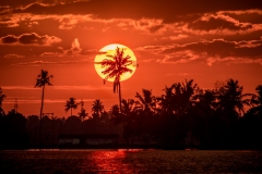 Sunst in the backwaters