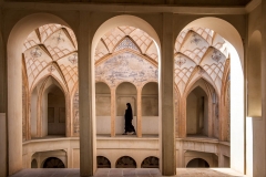 In the Tabatabai House in Kashan