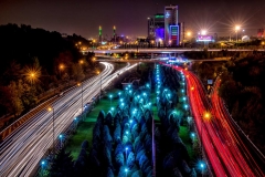 Light Trails in Teheran