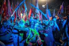 Parade von Sadhus - Kumbh Mela in Ujjain 2016