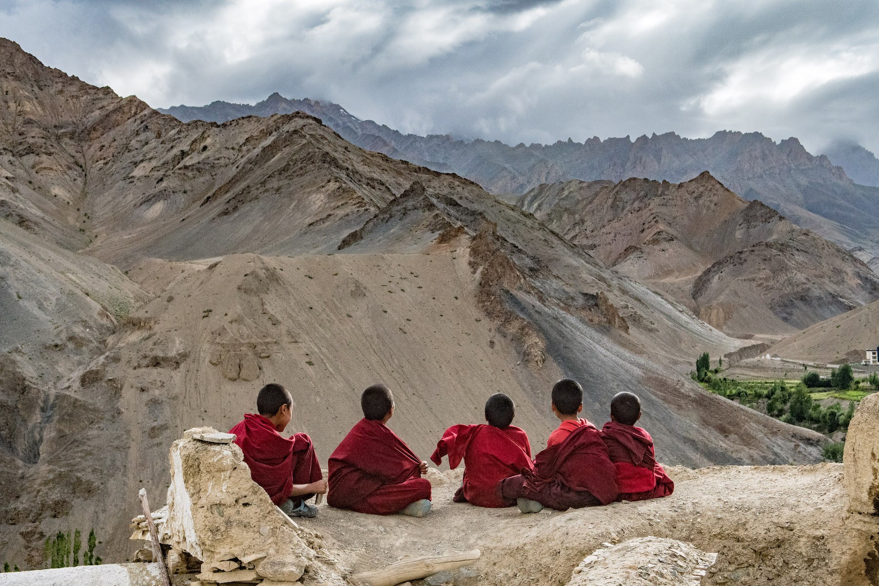Monks-in-Lamayuru-Monastery