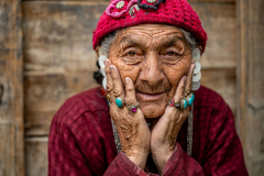 Porträt einer älteren Frau