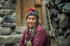 Porträt einer älteren Frau