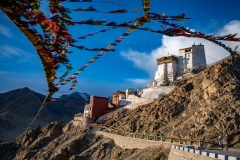 Kloster oberhalb vom Palast in Leh