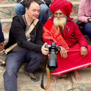 Auf den Ghats von Varanasi
