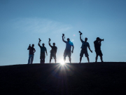Mit Fotogruppe in Myanmar