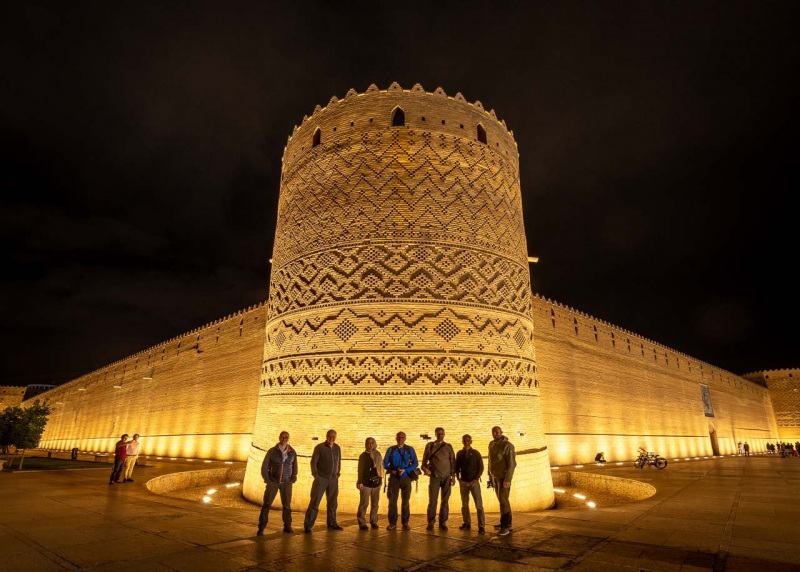 Mit Fotogruppe in Shiras, Iran