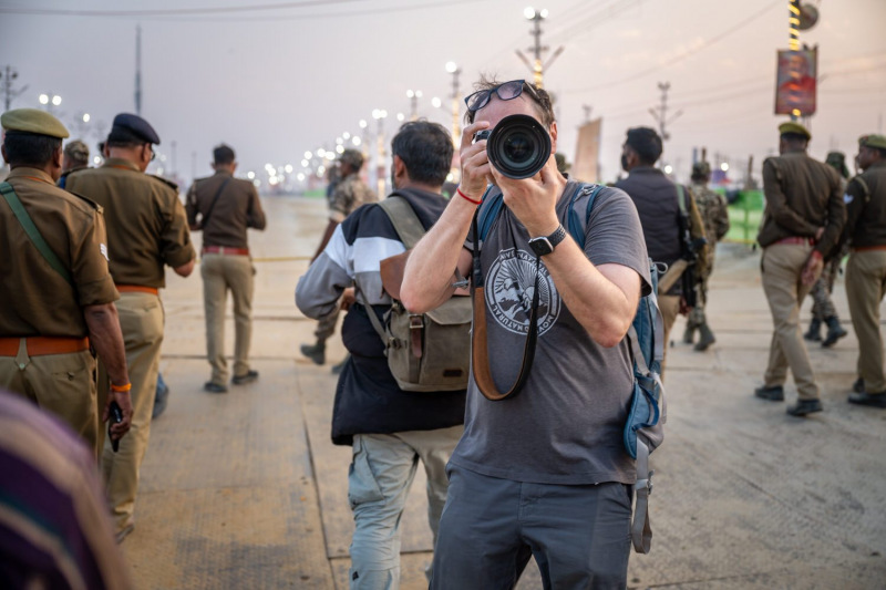 Im Einsatz bei der Maha Kumbh Mela 2025 in Prayagraj