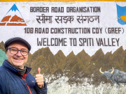 Ankunft im Spiti Valley, Himachal Pradesh