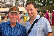 Mit Steve McCurry in Haridwar