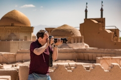 Über den Dächern von Yazd, Iran