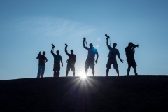 Mit Fotogruppe in Myanmar