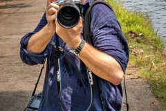 Mehr als nötig - Mit Equipment von Teilnehmenden einer Fotoreise in Kerala