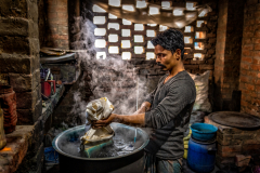 Dyer in Varanasi
