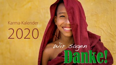 Karma-Kalender 2020 - Wir sagen Danke!