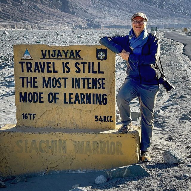 When I saw this quote in Nubra Valley, Ladakh, I definitely wanted a selfie. In my eyes this so true! What do you think?

#travel #travelphotography #travelgram #travelblogger #traveler #travelling #instatravel #travelawesome #travelholic #travels #travelblog #travellife #traveller #traveldeeper #traveldiaries #traveltheworld #travelcommunity #traveladdict #travelmore #travelpics #travellife #travelbloggers #travelindia #travelphotographer #travelpassion #travelinspiration #reisen #meinglobetrottermoment #reisefotografie #reiseliebe #reisefieber