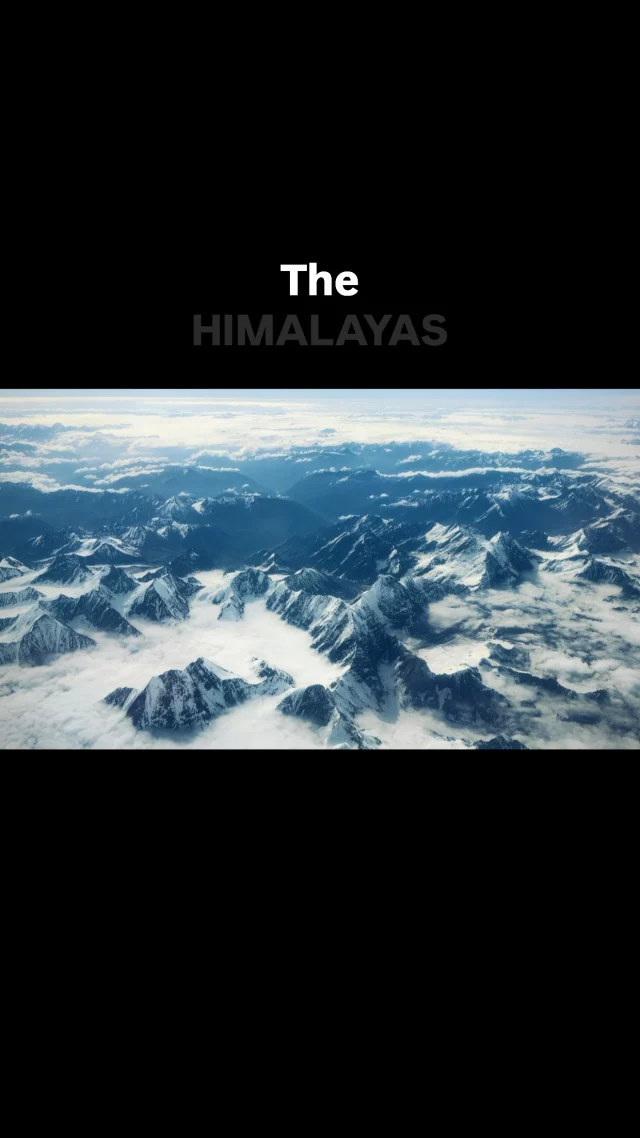 #incredibleindia 
On my return flight from Ladakh to Delhi, I had some breathtaking views of the world&rsquo;s highest mountain range, the Himalayas.